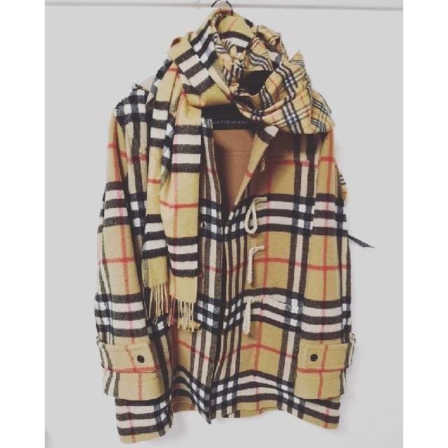 即日発送 BURBERRY - ゴーシャ×バーバリー ダッフルコート(ny