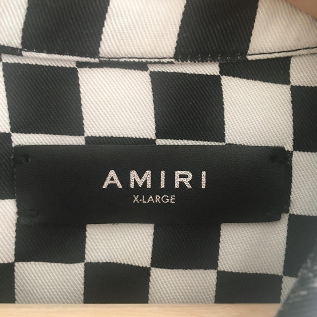 【山下 渚様専用】AMIRI/アミリ チェック ダメージ 長袖/シャツ  メンズのトップス(シャツ)の商品写真