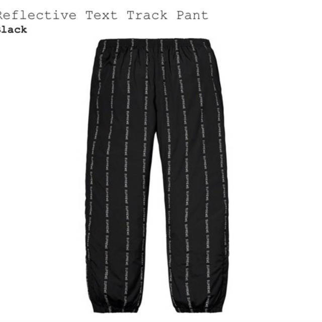 500円引きクーポン】 supreme reflective text track pants - パンツ