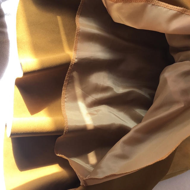 dholic(ディーホリック)のスエードラッフルヘムミニスカート レディースのスカート(ミニスカート)の商品写真