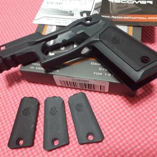 RECOVER TACTICAL　１９１１用ライトマウント付きグリップ（グレー）(カスタムパーツ)