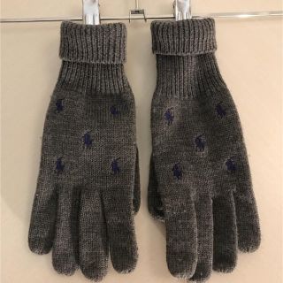 ラルフローレン(Ralph Lauren)の★ ラルフローレン 手袋 美品 グレー シンプル(手袋)