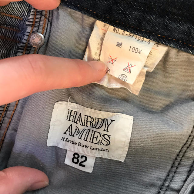 HARDY AMIES(ハーディエイミス)のハーディエイミス デニム 美品 メンズのパンツ(デニム/ジーンズ)の商品写真