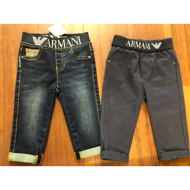 ARMANI baby新品未使用デニム6Mウエストゴムパンツ