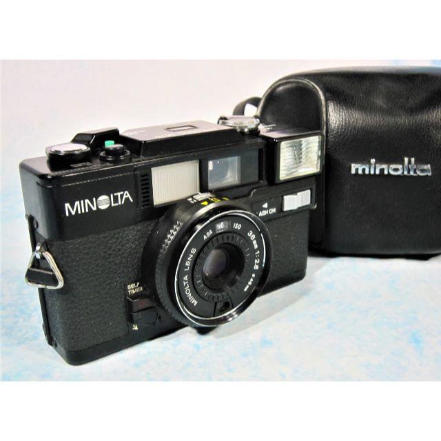 ミノルタ「MINOLTA HI-MATIC SD2」動作確認済！約370g電池