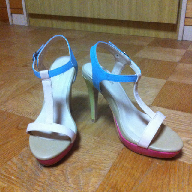 値下げ☆RANDAの三色サンダル レディースの靴/シューズ(サンダル)の商品写真
