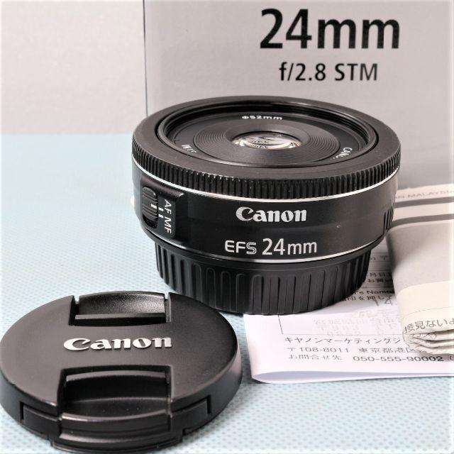Canon - EF-S 24mm f2.8 STMの通販 by れもんコ's shop｜キヤノンならラクマ 大人気人気