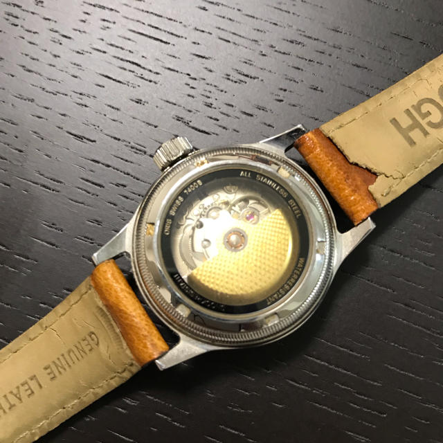 ショッピングオンライン  ポインターデイト　裏スケルトン ORIS 腕時計(アナログ)