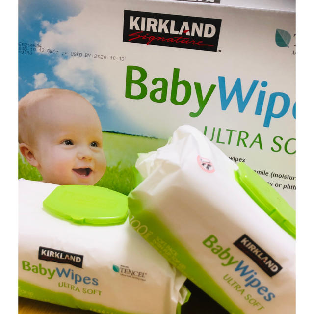 コストコ(コストコ)のKIRKLAND  BabyWipes キッズ/ベビー/マタニティのおむつ/トイレ用品(ベビーおしりふき)の商品写真