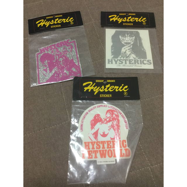 HYSTERIC GLAMOUR(ヒステリックグラマー)のヒステリックグラマー Hysteric ステッカー 3枚 インテリア/住まい/日用品の文房具(シール)の商品写真