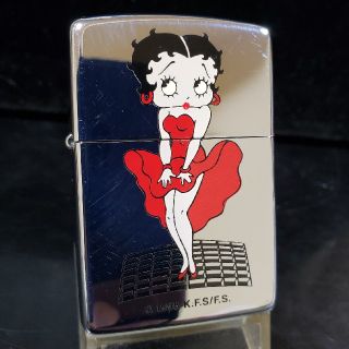 ジッポー(ZIPPO)の厳選中古美品❤95J'ZIPPO❤ベティ ブープ❤ムービースター♥送料無料❤(タバコグッズ)