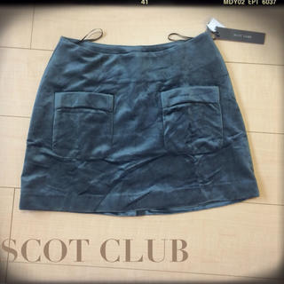 スコットクラブ(SCOT CLUB)のスコットクラブ★新品ベロアスカート(ミニスカート)