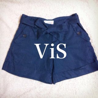 ヴィス(ViS)の【お取り置き】ネイビー ハーフパンツ(ハーフパンツ)