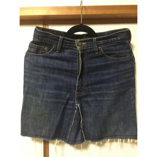 リーバイス(Levi's)の【値下げ！】リーバイス ハンドメイド デニムミニタイトスカート(ミニスカート)