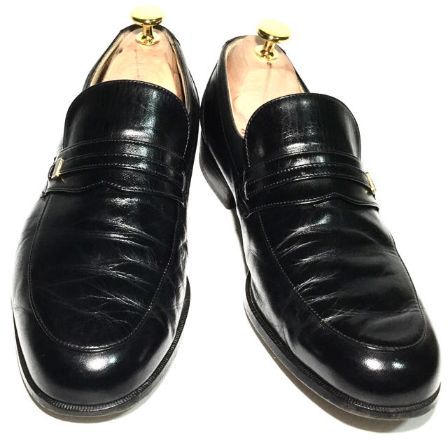 BALLY バリー メンズ レザーシューズ ローファー約10cm○全長