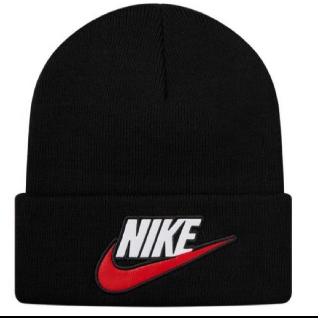 supreme nike beanie knit cap hatblack黒発送方法