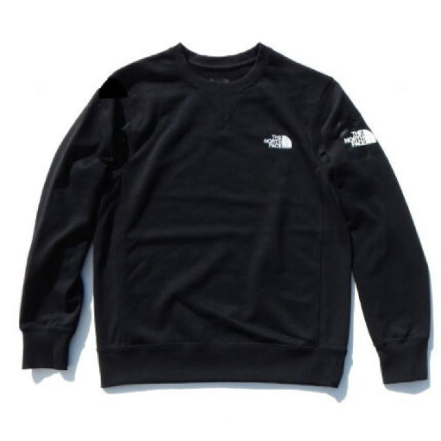 THE NORTH FACE(ザノースフェイス)のLサイズTHE NORTH FACE SQUARE LOGO CREW ブラック メンズのトップス(スウェット)の商品写真