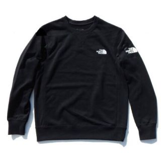 ザノースフェイス(THE NORTH FACE)のLサイズTHE NORTH FACE SQUARE LOGO CREW ブラック(スウェット)