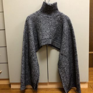 マルニ(Marni)のMARNI マルニ 丈短め ハイネックニットセーター ポンチョ サイズ38 新品(ニット/セーター)