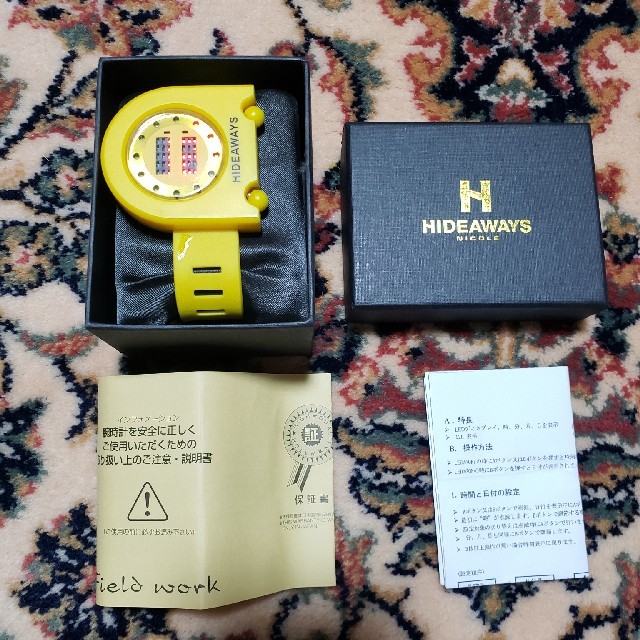 HIDEAWAY(ハイダウェイ)のハイダウェイニコル　新品腕時計 メンズの時計(腕時計(デジタル))の商品写真