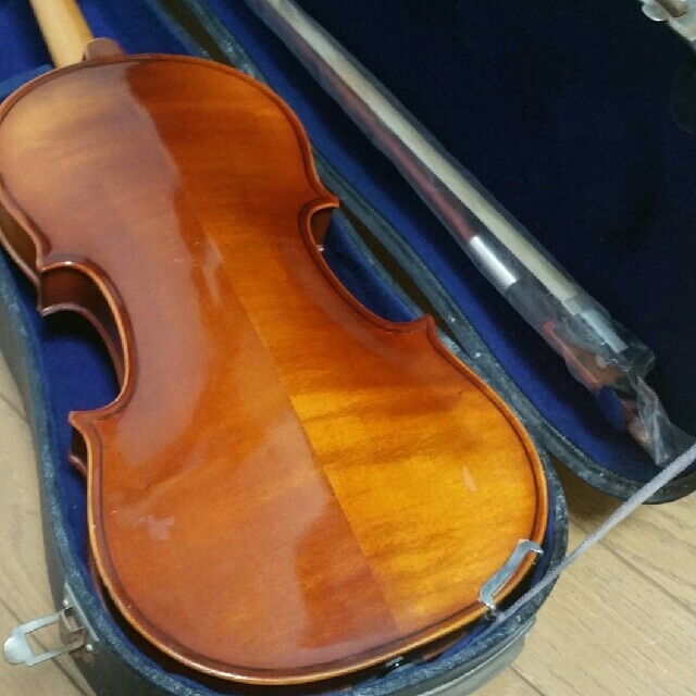 高級 バイオリン 鈴木 No.103 証明ラベル有、弓ケースセット 定価7万円