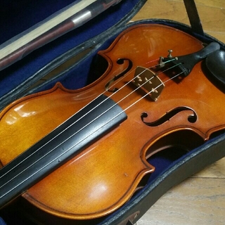 高級 バイオリン 鈴木 No.103 証明ラベル有、弓ケースセット 定価7