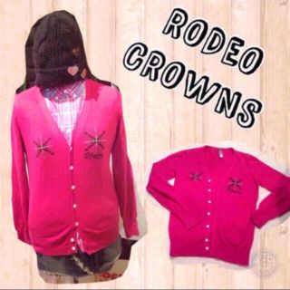 ロデオクラウンズ(RODEO CROWNS)のロデオクラウンズ コットンカーディガン(カーディガン)