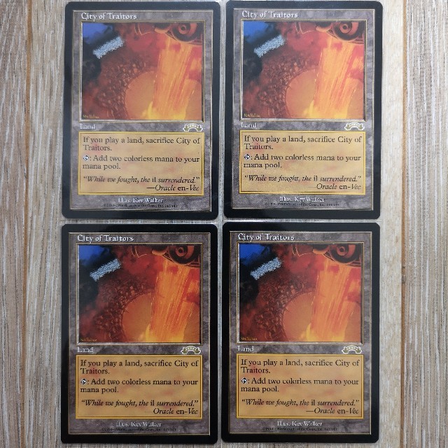日本製 2ウェイ MTG 裏切り者の都 City of Traitors 英語版