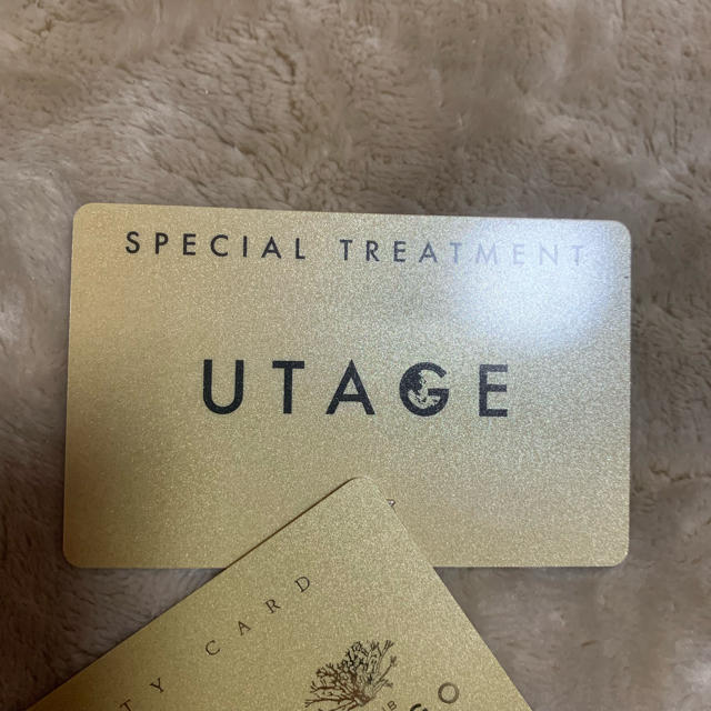 UTAGE  yABAi  ゴールドカード