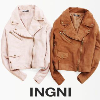 イング(INGNI)の【送料込】INGNI  ライダースジャケット(ライダースジャケット)