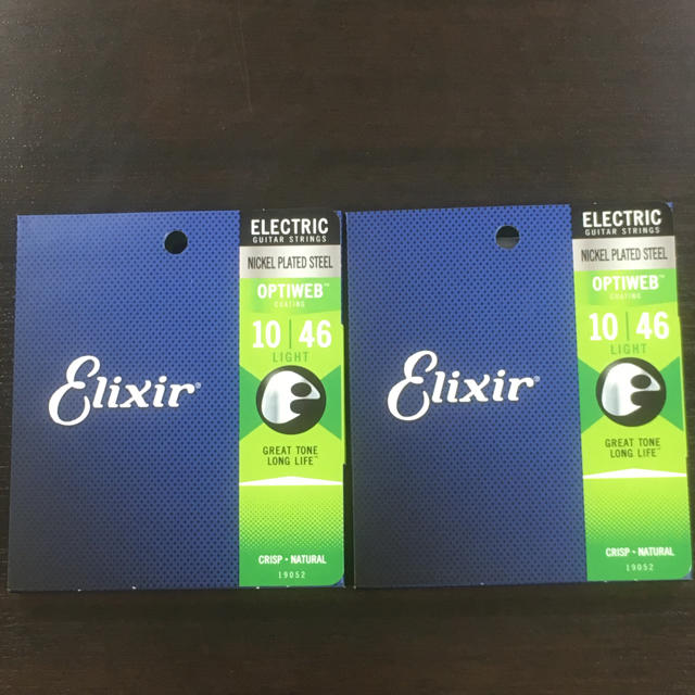 【2セットお買い得】ELIXIR 19052 ライトゲージ 楽器のギター(弦)の商品写真