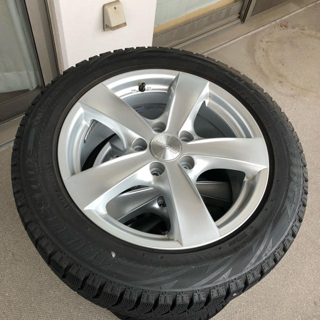 【引取限定】ゴルフ6 などにアルミとスタッドレス4本セット 205/55R16