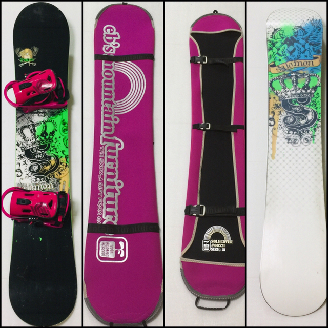 SALOMON(サロモン)の○SALOMON Snowboards…etc men's♂スノーボードセット○ スポーツ/アウトドアのスノーボード(ボード)の商品写真