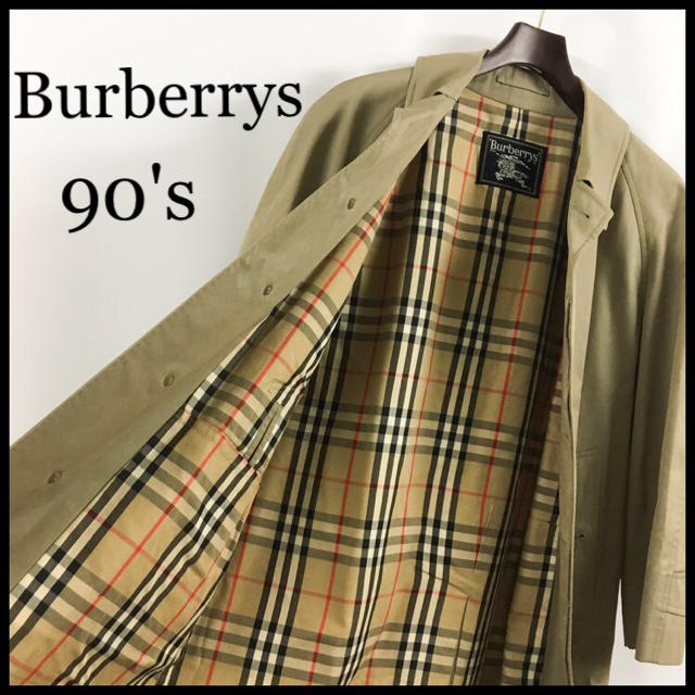BURBERRY 新年特価！ 90s Burberrys ステンカラーコート ノバチェック 極美品