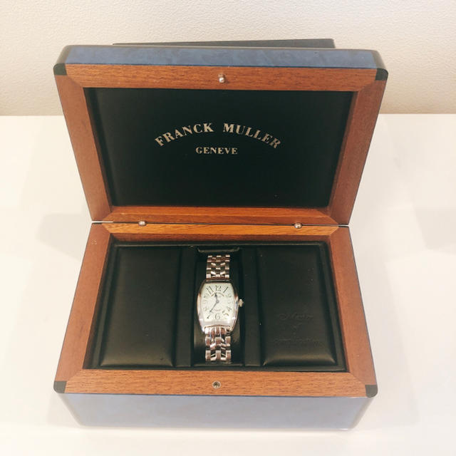 FRANCK MULLER(フランクミュラー)の新品本物　フランクミュラー トノウカーベックス パステルグリーンアラビア SS レディースのファッション小物(腕時計)の商品写真