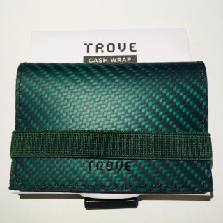 トローヴ(TROVE)のTROVE Cash Wrap◇コンパクトウォレット RFID エメラルド(コインケース/小銭入れ)