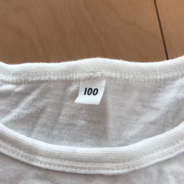 MUJI (無印良品)(ムジルシリョウヒン)の無印 ロンT 100 キッズ/ベビー/マタニティのキッズ服女の子用(90cm~)(Tシャツ/カットソー)の商品写真