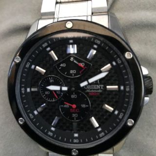 オリエント(ORIENT)の【ほぼ新品】ORIENT メンズ ウォッチ　SEZ07001B0 [逆輸入品](腕時計(アナログ))