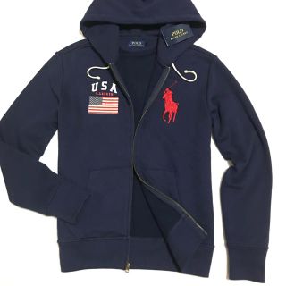 ポロラルフローレン(POLO RALPH LAUREN)のPOLO RALPH LAUREN パーカー /U.S.A. Nav.XS(パーカー)