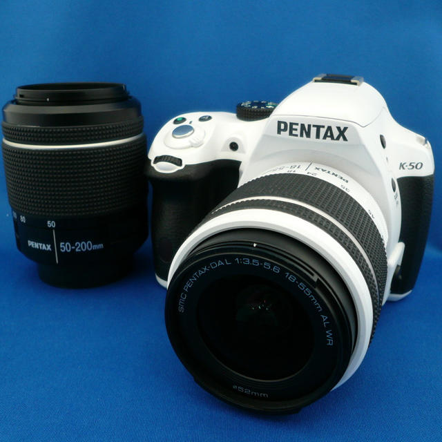 PENTAX k-50 ダブルズームキット ホワイト