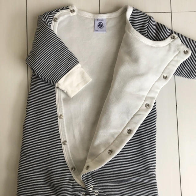 PETIT BATEAU(プチバトー)のそうちゃん様専用 プチバトー カバーオール キッズ/ベビー/マタニティのベビー服(~85cm)(カバーオール)の商品写真