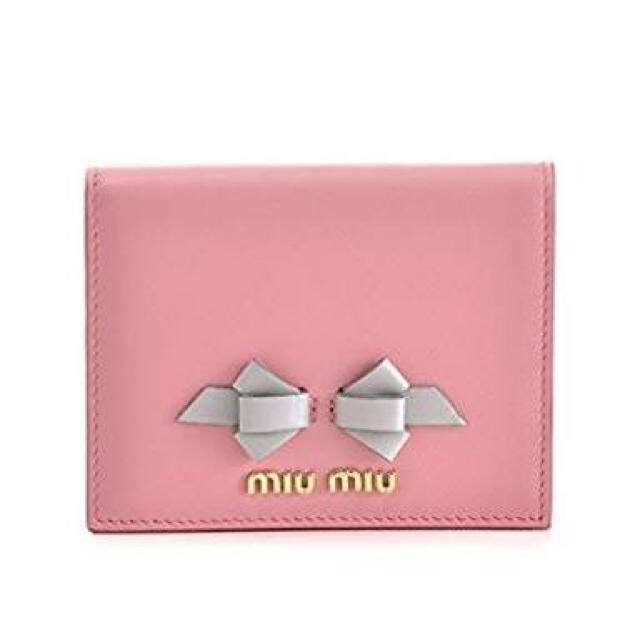 ファッション小物MIUMIU財布