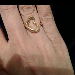 Tiffany & Co. - TIFFANY オープンハートリング ゴールド 11号の通販