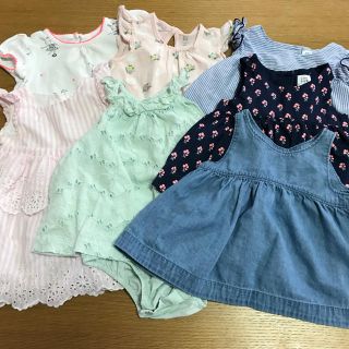 ベビーギャップ(babyGAP)のGAPベビー 女の子用まとめ売り7点(ロンパース)