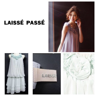 レッセパッセ(LAISSE PASSE)の新品♡レッセパッセローズティアードドレス(その他ドレス)