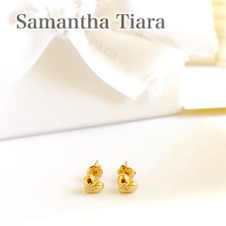 サマンサティアラ(Samantha Tiara)のサマンサ ティアラ Samantha K18PG ダイヤ ハート ピアス 新品(ピアス)