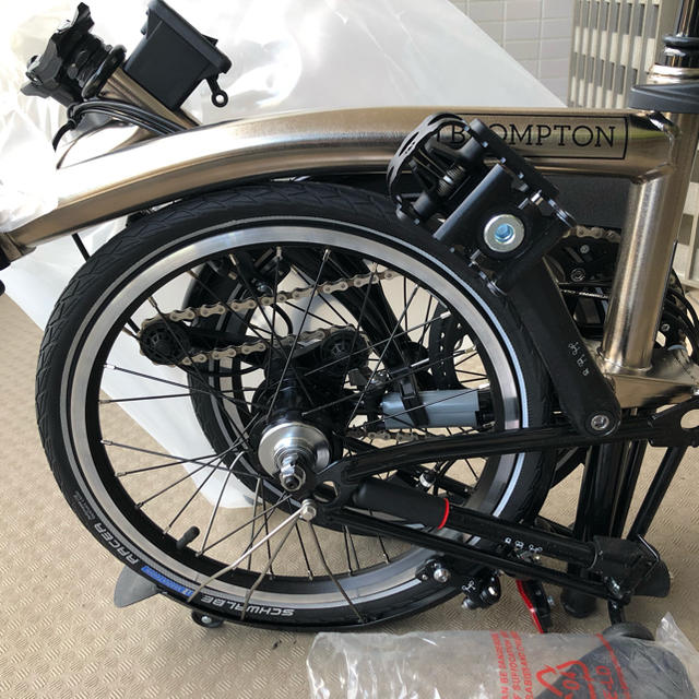 スポーツ/アウトドア2018ブロンプトン ニッケルブラックエディション M6L Brompton