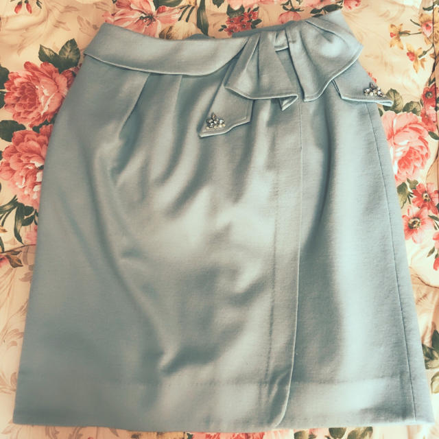 MISCH MASCH(ミッシュマッシュ)のミントグリーン タイトスカート レディースのスカート(ひざ丈スカート)の商品写真