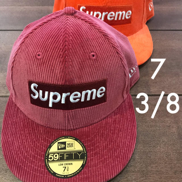 Supreme Corduroy Box Logo New Era Cap