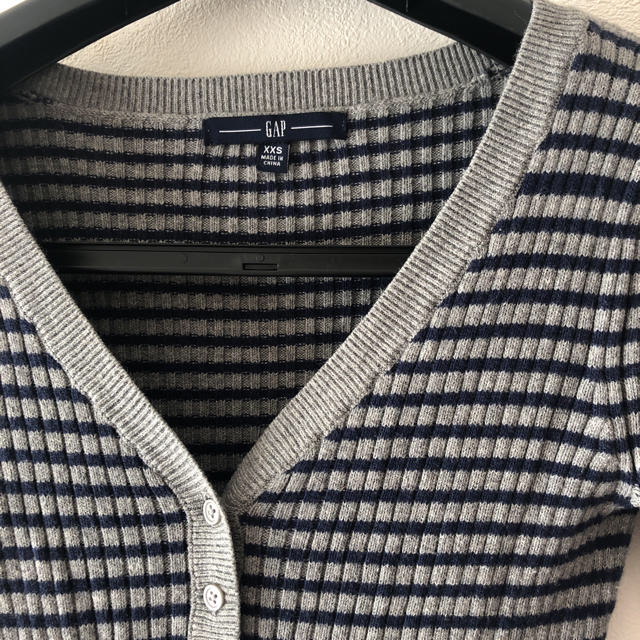 GAP(ギャップ)のGAPロングボーダーＴシャツ レディースのトップス(Tシャツ(長袖/七分))の商品写真